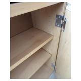 SOLID MAPLE WALL MOUNT CABINETS WITH KEYS
