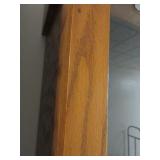 LARGE OAK DISPLAY CABINET