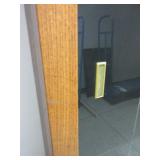 LARGE OAK DISPLAY CABINET