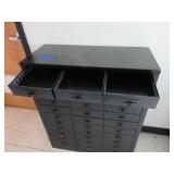 METAL CABINET WITH DRAWERS