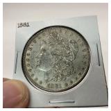 1881 Silver Morgan Dollar
