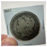 1885 Silver Morgan Dollar