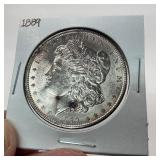 1889 Silver Morgan Dollar