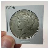 1927-S Silver Peace Dollar