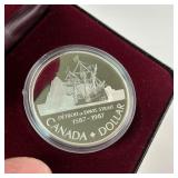 1987 Silver Canadian Dollar