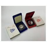 Canada 1972 & 1974 Royal Canadian Mint Proof like Dollar Sets