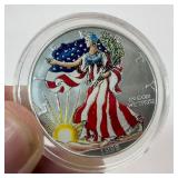 1999 Colorized American Silver Eagle