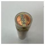 Solid Date 1955-S BU Wheat Roll