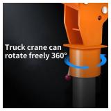 Pismire Folding Truck-Mounted Crane Electric Winch
