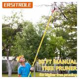Ersitrole Manual 30 Foot Extendable Pole Saw/Tree Pruner