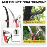 Ersitrole Manual 30 Foot Extendable Pole Saw/Tree Pruner