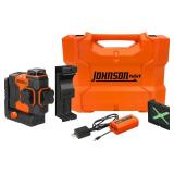 Johnson Level & Tool Laser Level with Hard-Shell Carry Case