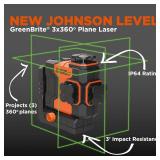 Johnson Level & Tool Laser Level with Hard-Shell Carry Case