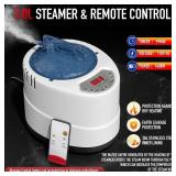 Isido Portable Steam Sauna with Red Light Therapy Lamp