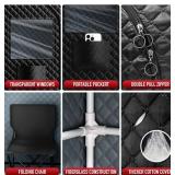 Isido Portable Steam Sauna with Red Light Therapy Lamp