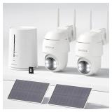 Cooau Solar Outdoor Wireless Security Cameras