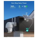 Cooau Solar Outdoor Wireless Security Cameras
