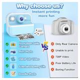 Vakzovy Kids Instant Print Camera