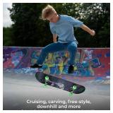 Voyager Minecraft 31" Lenticular Skateboard with Pro Trucks