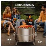 Ciays Smokeless 19" Fire Pit