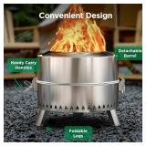 Ciays Smokeless 19" Fire Pit