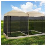 Alvantor 2-in-1 Screen Pop-Up Tent Gazebo