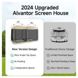 Alvantor 2-in-1 Screen Pop-Up Tent Gazebo