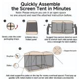 Alvantor 2-in-1 Screen Pop-Up Tent Gazebo