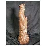 Antique Wooden Asian Figure Sculpture