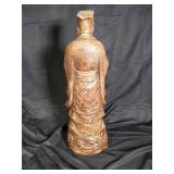 Antique Wooden Asian Figure Sculpture