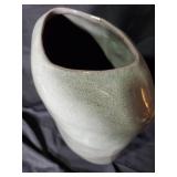 Handcrafted Ceramic Vase with Unique Textured Finish