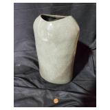 Handcrafted Ceramic Vase with Unique Textured Finish