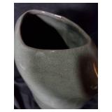 Handcrafted Ceramic Vase with Unique Textured Finish