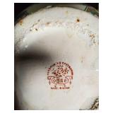 Hand-Painted Chinese Decorative Vase with Peach Motif