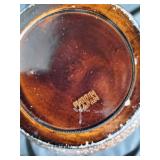 Vintage Japanese Ceramic Vase with Bird and Bamboo Design