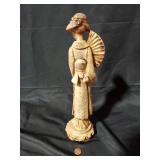 Vintage Oriental Lady with Fan Figurine