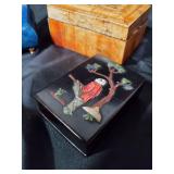 Lot of 3 Decorative Trinket Boxes