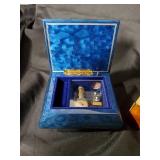 Lot of 3 Decorative Trinket Boxes