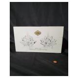 Set of Two Shannon Crystal Lotus Candle Holders by Godinger