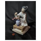 Lladro Porcelain Figurine - Geisha with Cherry Blossoms