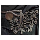 Handcrafted Metal Tree Wall Art with Bird Design