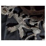 Handcrafted Metal Tree Wall Art with Bird Design