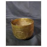 Lot of 2 Brass Decorative Bowls with Intricate Engravings