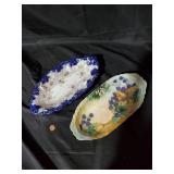 Lot of 2 Vintage Decorative Porcelain Bowls