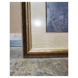 Framed Artwork of Historical Horsemen Scene