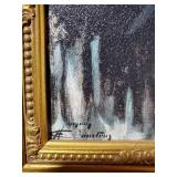 Framed Portrait of a Young Girl with Pearls