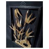 Pair of Metal Flower Wall Art Decor Pieces