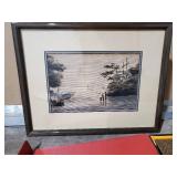 Lot of Framed Asian Artwork - 3 Pieces