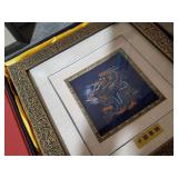 Lot of Framed Asian Artwork - 3 Pieces