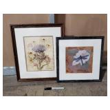 Framed Nature-Themed Artwork - Set of 2